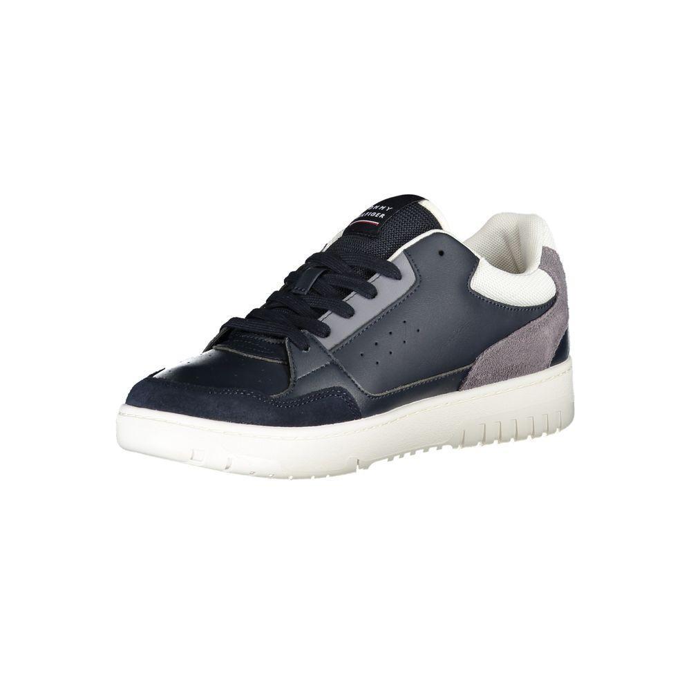 Tommy Hilfiger Blue Polyurethane Men Sneaker