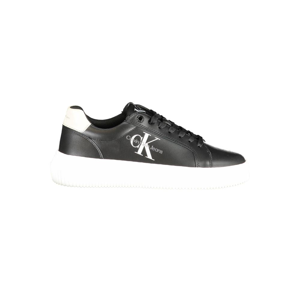 Calvin Klein White Polyester Men Sneaker 1728,67403481248,Athletic - Sneakers - Shoes,Black,Calvin Klein,EU40/US10,New with tags,Shoes,Sneakers - Shoes,Women