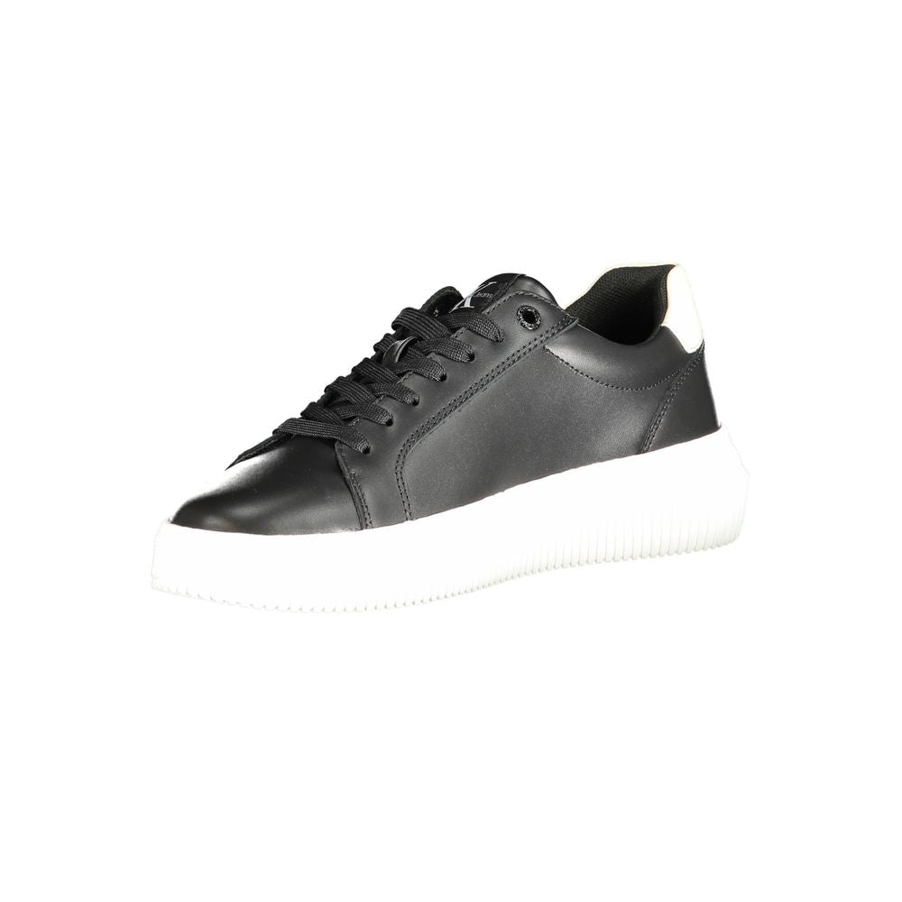 Calvin Klein White Polyester Men Sneaker 1728,67403481248,Athletic - Sneakers - Shoes,Black,Calvin Klein,EU40/US10,New with tags,Shoes,Sneakers - Shoes,Women
