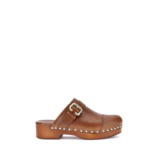Chloé Brown Calf Leather Bos Taurus Clogs 1728,72470364320,Brown,Chloé,Clogs - Flats - Shoes,EU36/US6,EU37/US7,EU38/US8,EU39/US9,EU40/US10,EU41/US11,Flats - Shoes,New with tags,Shoes,Women