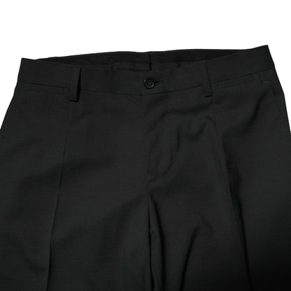Dolce & Gabbana Black Wool 2 Piece Single Breasted Suit