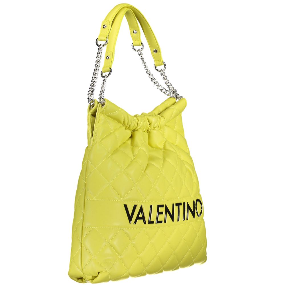 Mario Valentino Giallo Poliuretano Women Shoulder Bag Mario Valentino