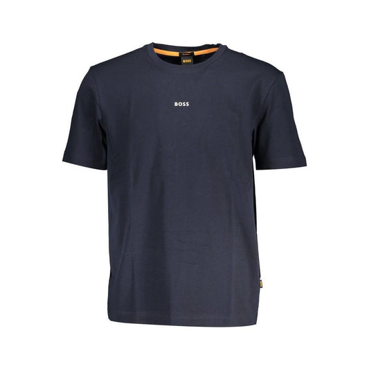 Hugo Boss Blue Cotton T-Shirt
