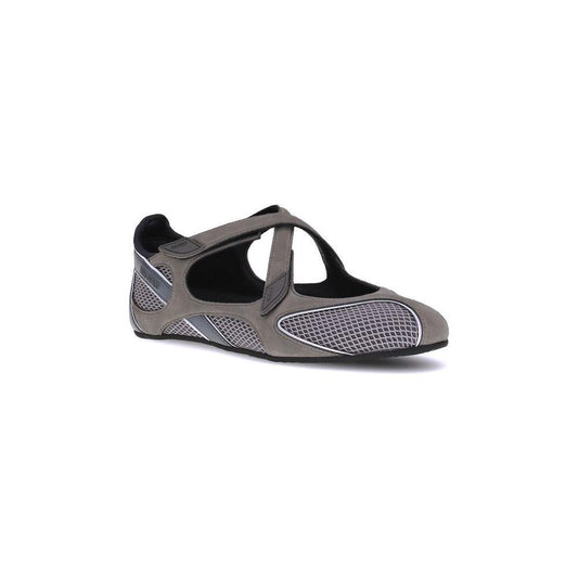 The Attico Nomad Ballerinas 1728,72470364320,EU38/US8,Gray,New with tags,Shoes,The Attico,Women,Women - Shoes The Attico TH-251WSH00871MIX062AA084-EU38/US8