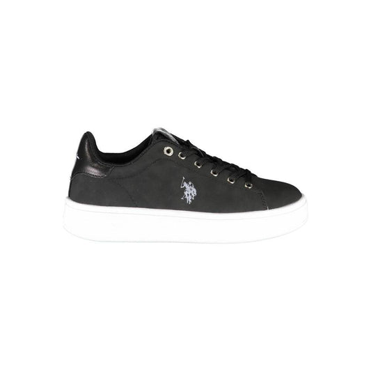 U.S. POLO ASSN. Black Polyester Women Sneaker 1728,67403481248,Black,EU35/US5,New with tags,Shoes,Sneakers - Women - Shoes,U.S. POLO ASSN.,Women,Women - Shoes U.S. POLO ASSN. US-23768-EU35/US5
