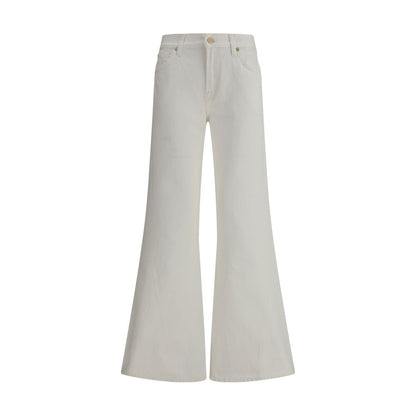 7FOR Beige Cotton Flared Jeans 1728,26,72470364320,7FOR,Beige,Clothing,Flared Jeans - Jeans Denim - Clothing,Jeans Denim - Clothing,New with tags,Women