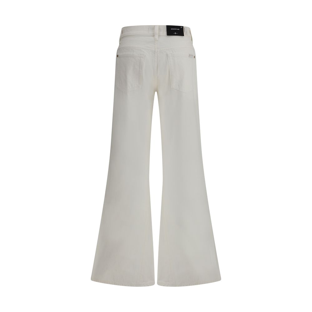 7FOR Beige Cotton Flared Jeans 1728,26,72470364320,7FOR,Beige,Clothing,Flared Jeans - Jeans Denim - Clothing,Jeans Denim - Clothing,New with tags,Women