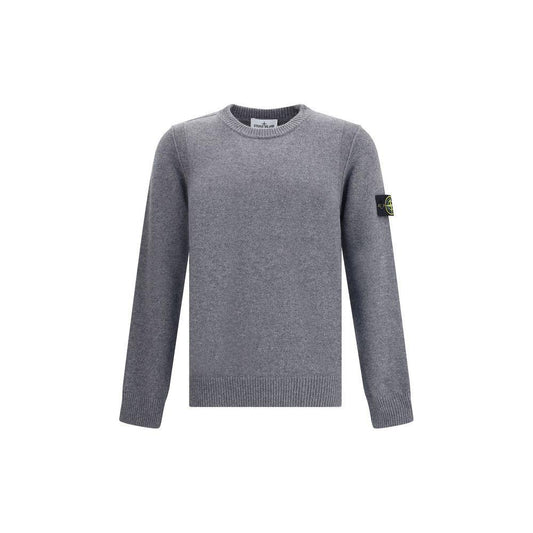 Stone Island Logoed Men Sweater 1728,72470364320,Clothing,Gray,L,M,Men,Men - Clothing,New with tags,S,Stone Island,Sweaters - Men - Clothing,XL,XXL ST-K2S155100072S00A3V0M6B-L