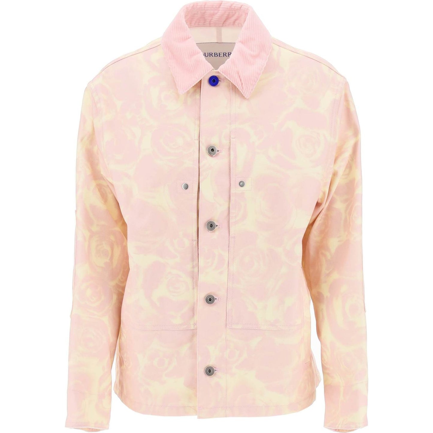 Burberry "canvas workwear jacket with rose print Jackets Burberry