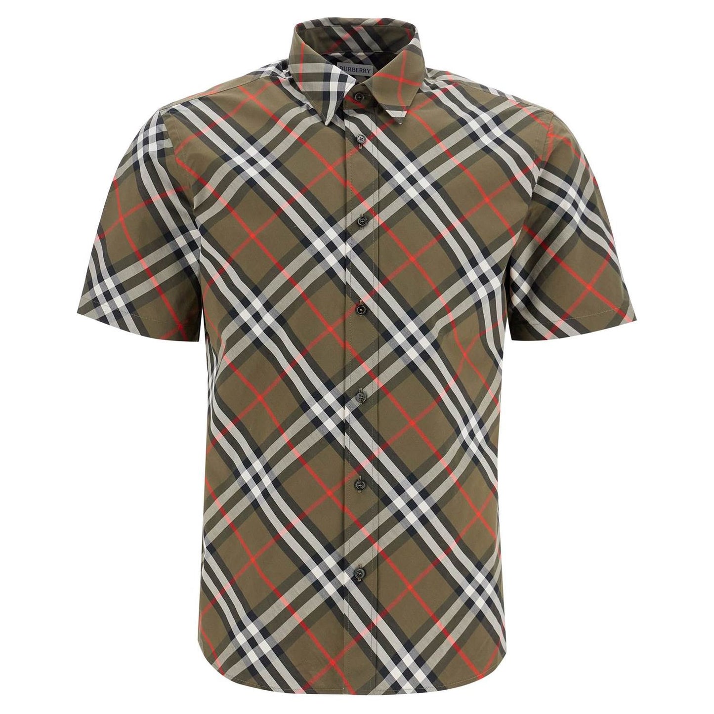 Burberry ered cotton short-sleeved shirt Shirts Burberry