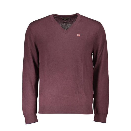 Napapijri Red Wool Sweatshirt Napapijri