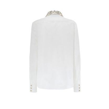 Gucci White Cotton Dress Shirt