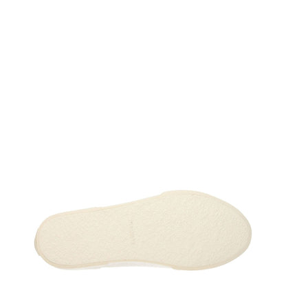 Jil Sander Beige Fabric High Top Sneakers