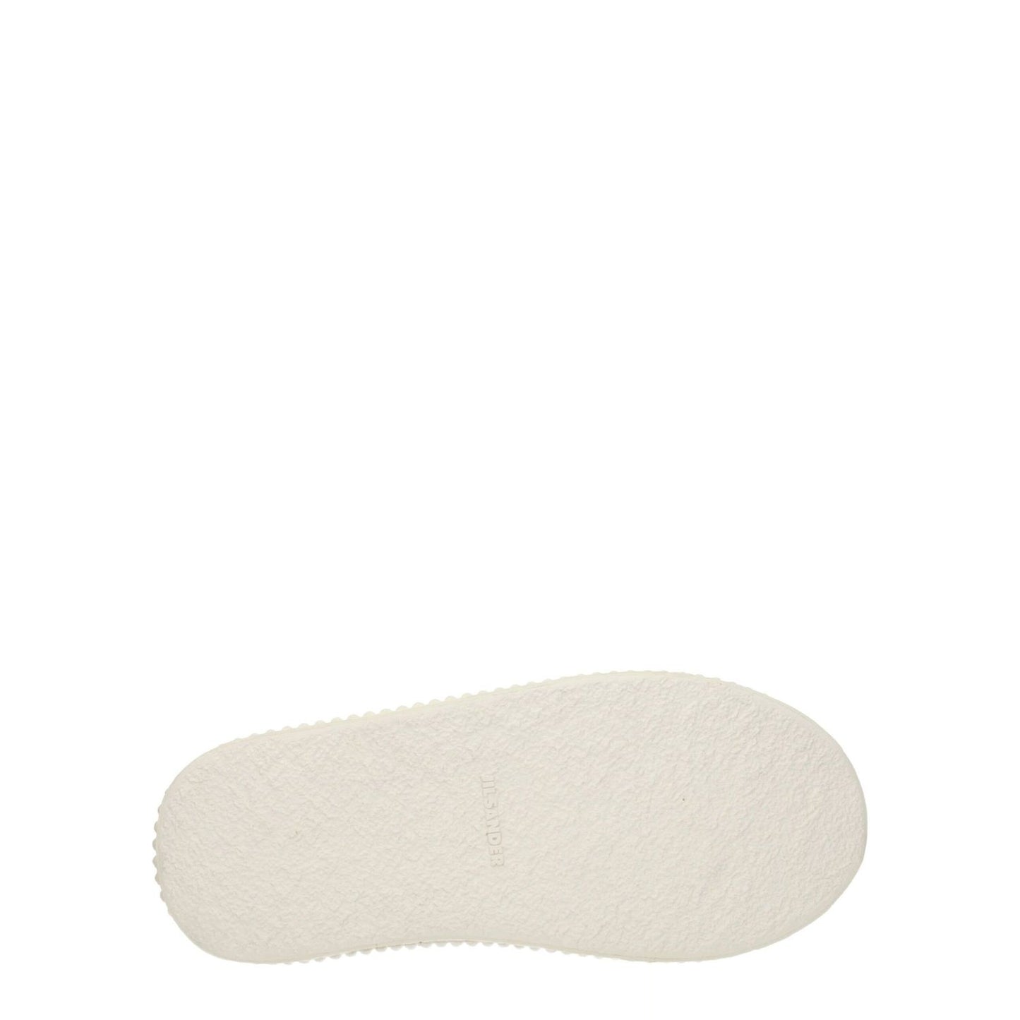 Jil Sander White Fabric Platform Sneakers