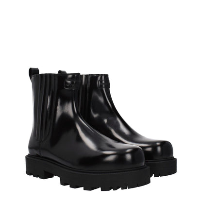 Givenchy Black Leather Ankle Boots