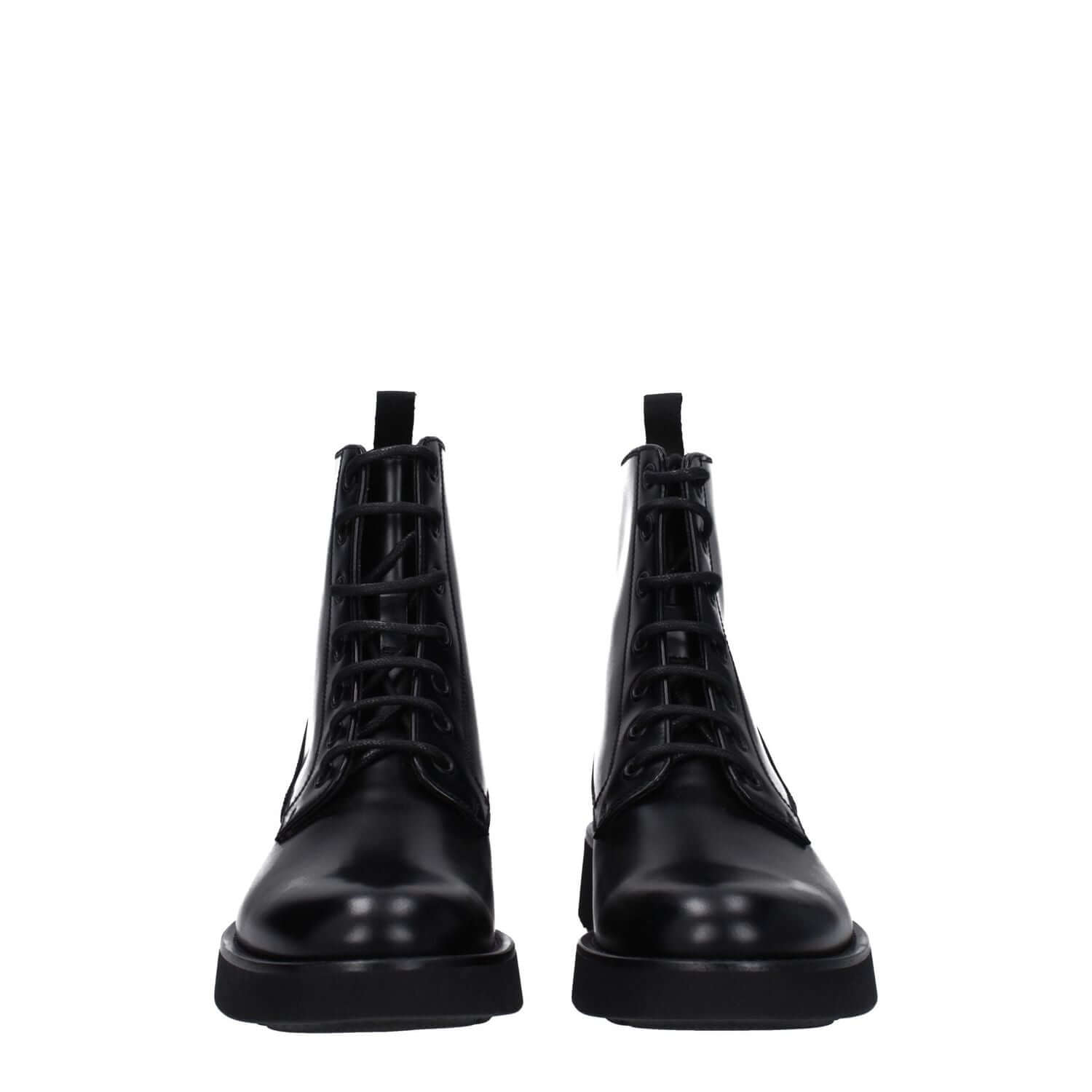 Church's Black Leather Ankle Boots