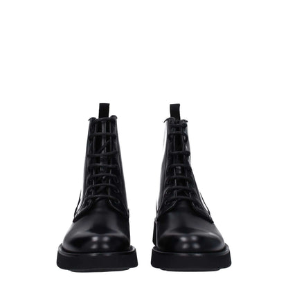 Church's Black Leather Ankle Boots