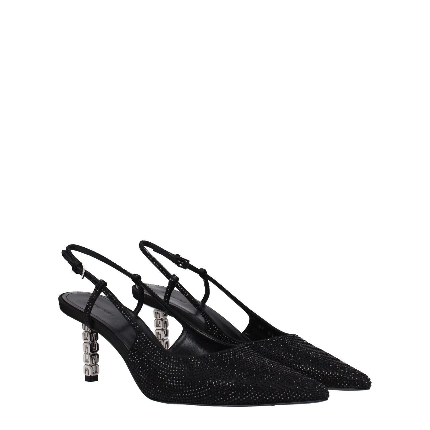 Givenchy Black Fabric High Heel Pumps