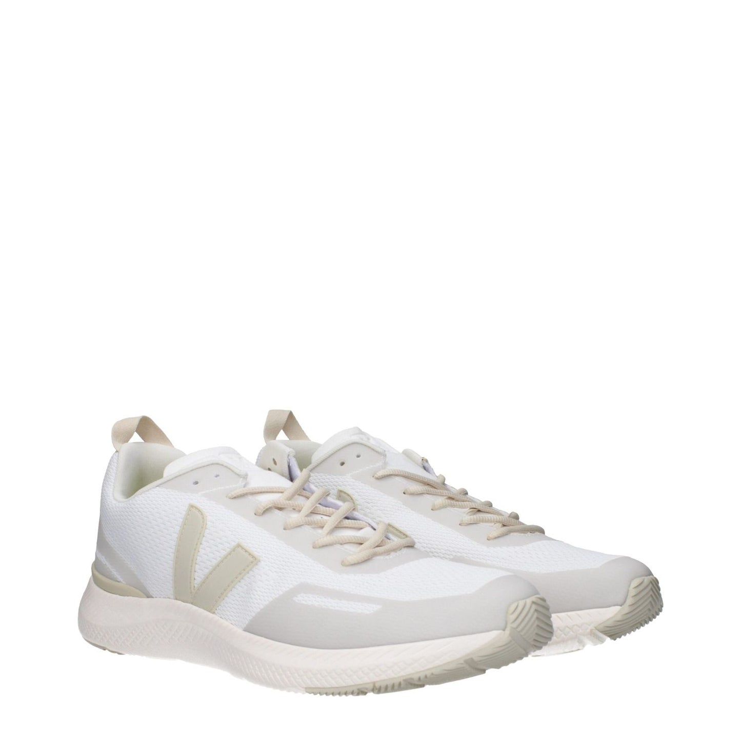 Veja White Fabric Athletic Sneakers Veja