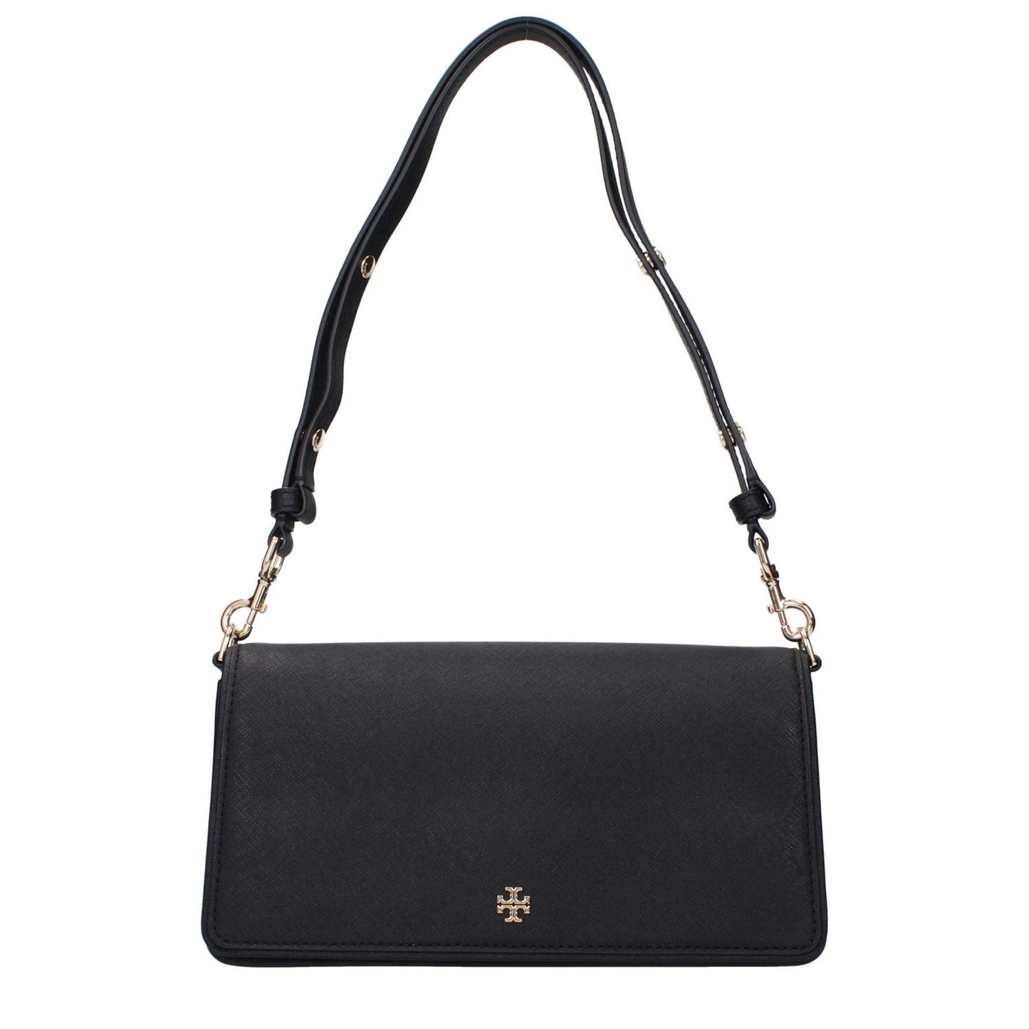 Tory Burch Black Leather Shoulder Bag