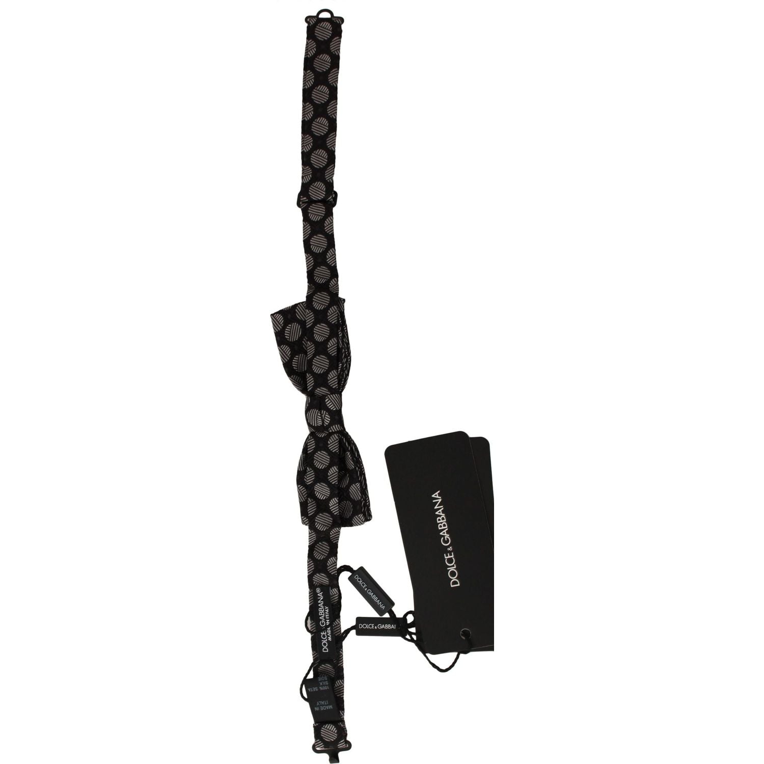 优雅圆点丝绸领结