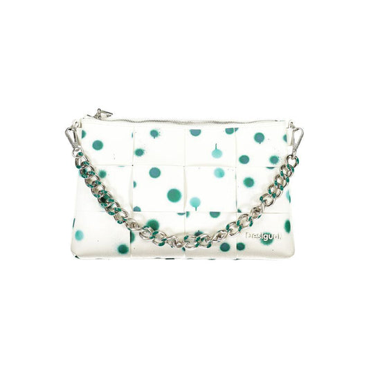 Desigual White Polyethylene Handbag 1728,67403481248,Bags,Desigual,Handbags - Women - Bags,New with tags,White,Women,Women - Bags Desigual DE-28967