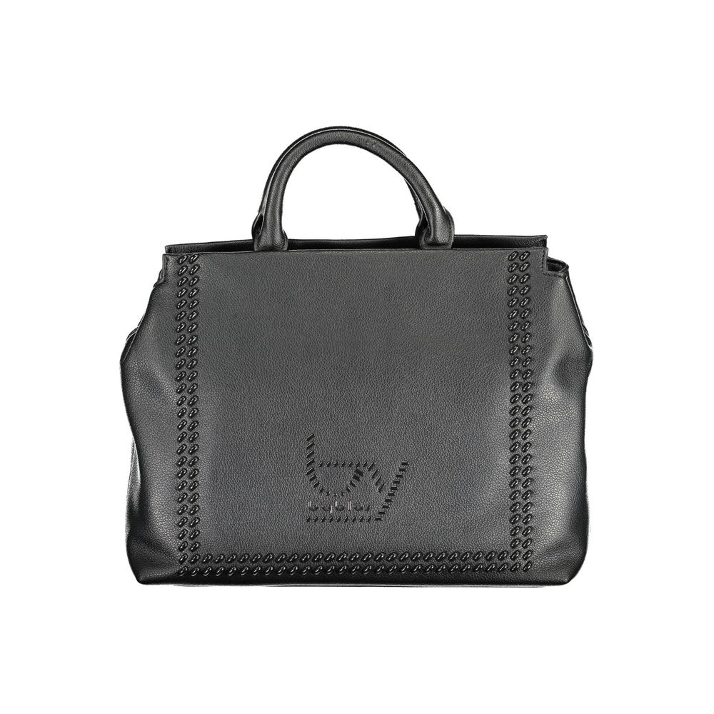 BYBLOS Black Polyurethane Women Handbag BYBLOS