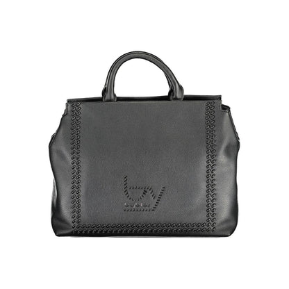 BYBLOS Black Polyurethane Women Handbag BYBLOS