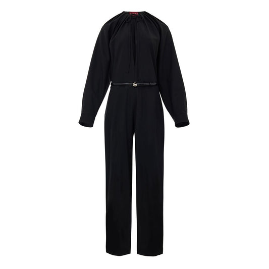 Gucci Black Wool Jumpsuit