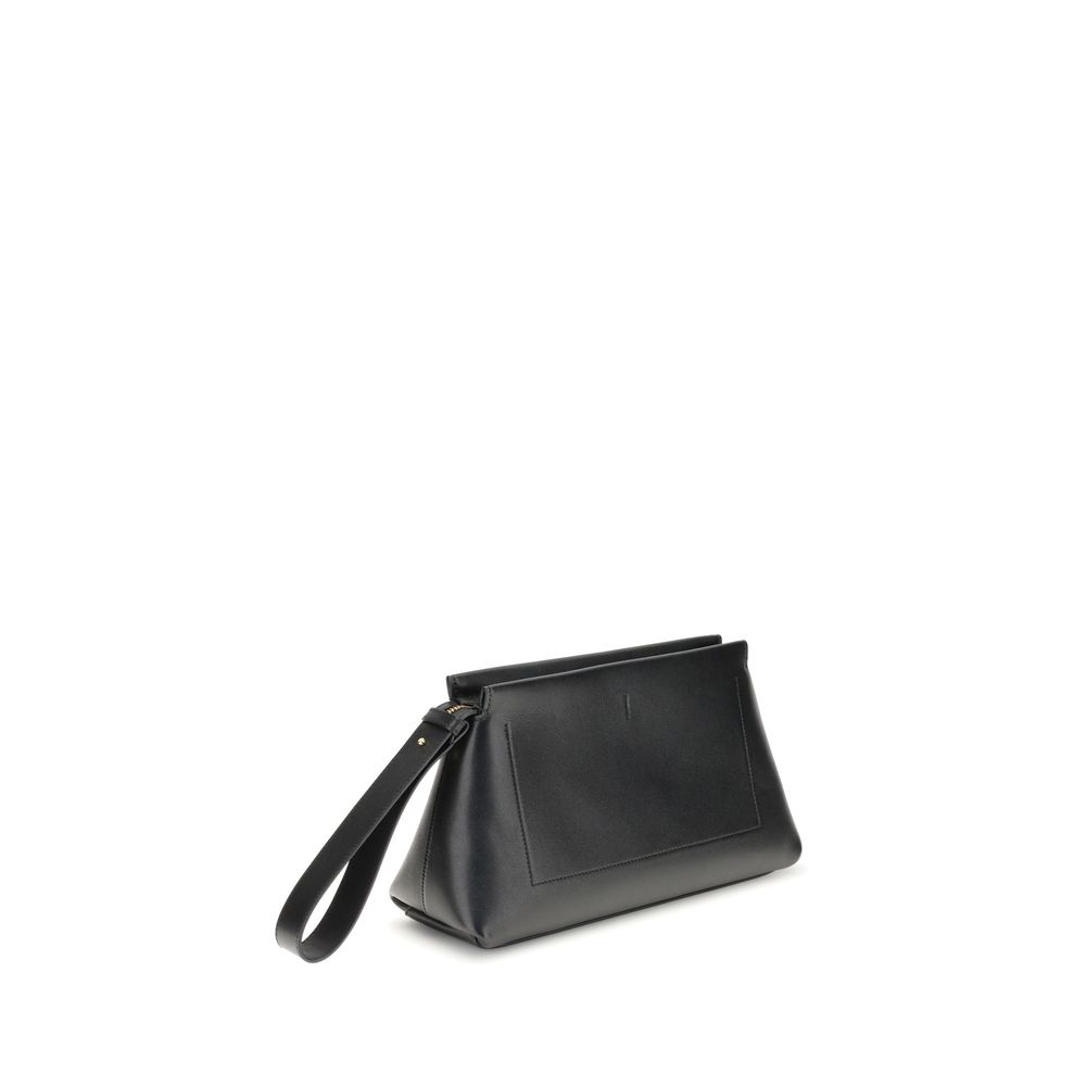 Givenchy Black Calf Leather Bos Taurus Clutch Bag