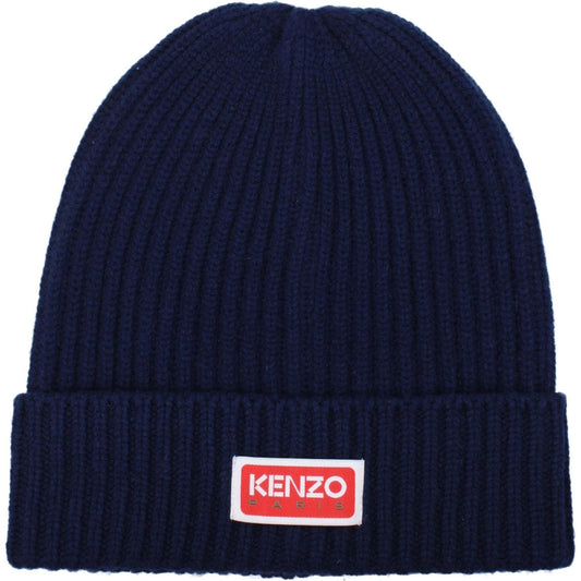 Kenzo Blue Wool Beanie 1728,75667636384,Accessories,Blue,Hat - Women - Accessories,Kenzo,New with tags,UNI,Women,Women - Accessories KE-8547455238409-UNI