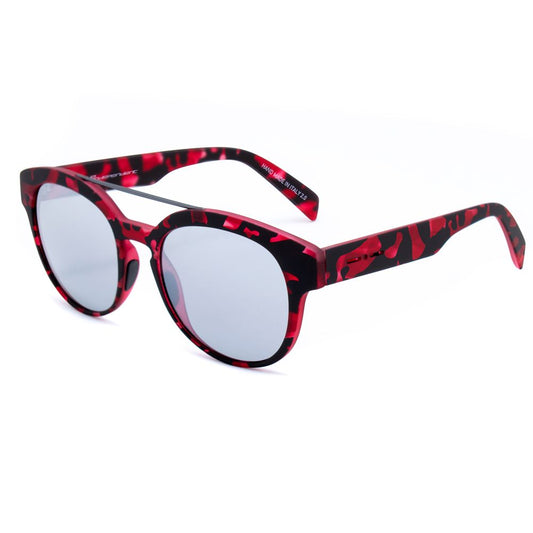 Italia Independent Red Acetate Sunglasses