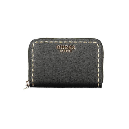 Guess Jeans Nero Poliuretano Women Wallet
