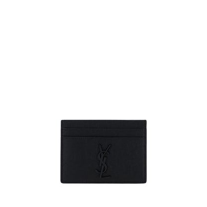 Saint Laurent Black Lamb Ovis Aries Aries Wallet