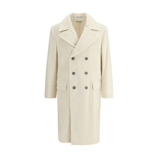 Brunello Cucinelli Beige Cashmere Coat 1728,72470364320,Beige,Brunello Cucinelli,Clothing,Coats - Jackets & Coats - Clothing,IT52 | XL,Jackets & Coats - Clothing,Men,New with tags