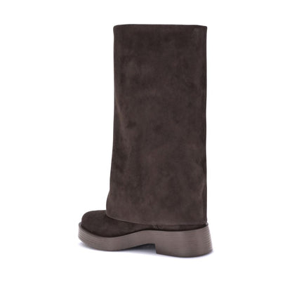 Casadei Brown Polyester Boots