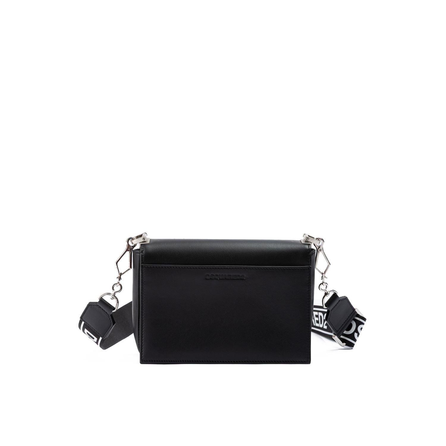 Dsquared² Black Leather Crossbody Bag