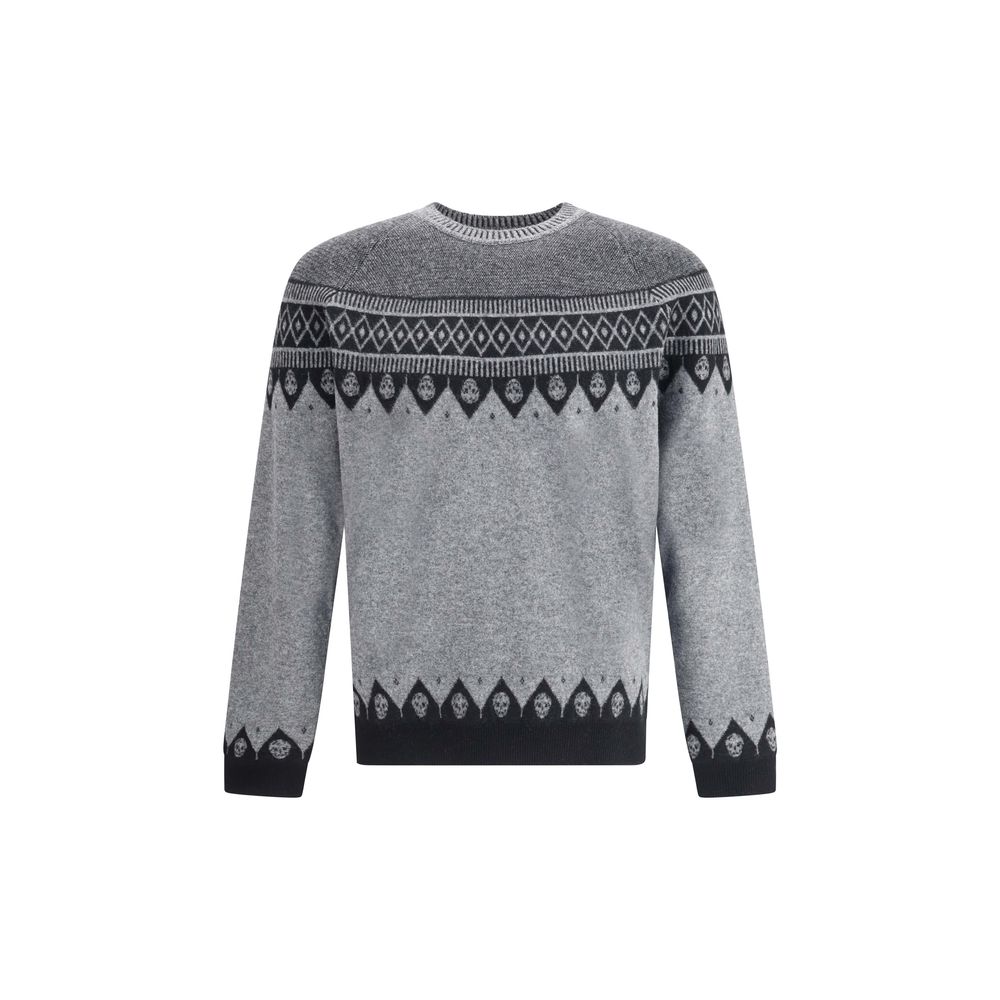 Alexander McQueen Gray Wool Sweatshirt