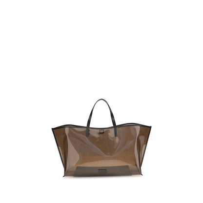 Staud Brown Pvc Handbag