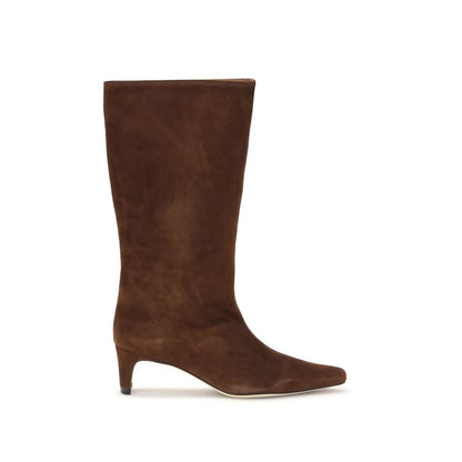 Staud Brown Lamb Ovis Aries Aries Ankle Boots