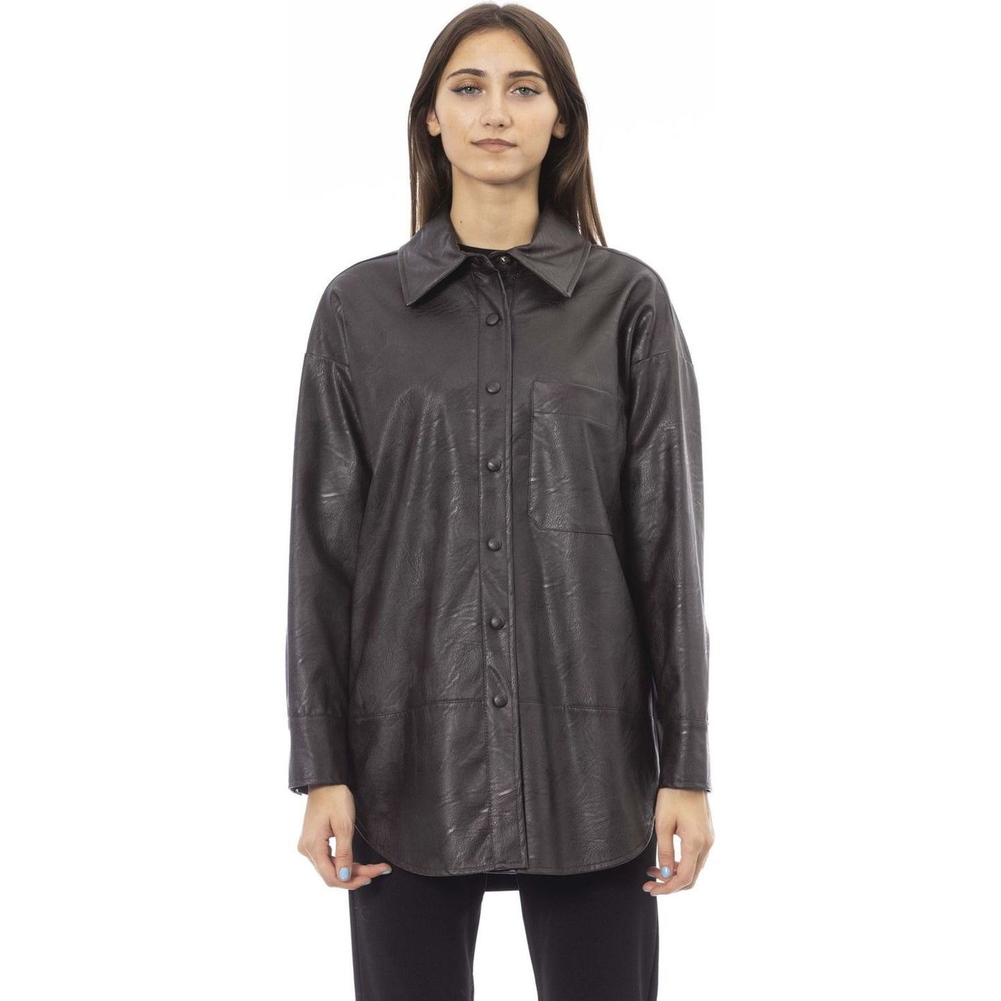 Alpha Studio Shirts AD8841L_5350MORO,Alpha Studio,Brown,Category-Clothing,Clothing,Gender-Women,Made in Italy,Shirts,Shirts - Women - Clothing,Subcategory-Shirts,true,Women,Women > Clothing > Shirts,women >Bags,women>accessorries