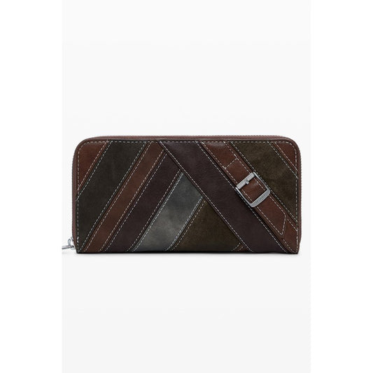 Desigual Marrone Poliuretano Women Wallet 1728,67403481248,Accessories,Brown,Desigual,New with tags,Wallets - Accessories,Wallets - Wallets - Accessories,Women