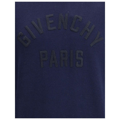 Givenchy Blue Cotton Sweatshirt