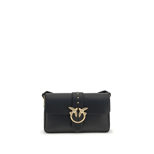 PINKO Black Leather Shoulder Bag 1728,72470364320,Accessories,Bags,Black,New with tags,PINKO,Shoulder Bags - Bags,Women