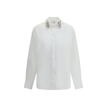 Alexander McQueen White Cotton Dress Shirt Alexander McQueen