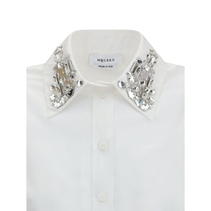 Alexander McQueen White Cotton Dress Shirt Alexander McQueen