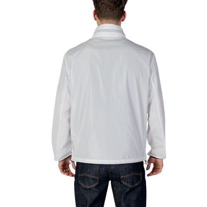 Armani Exchange White Polyester Shell Jacket 1728,71956299936,Armani Exchange,Clothing,IT46 | M,IT48 | L,IT52 | XL,IT54 | XXL,Jackets & Coats - Clothing,Men,New with tags,Shell Jackets - Jackets & Coats - Clothing,White