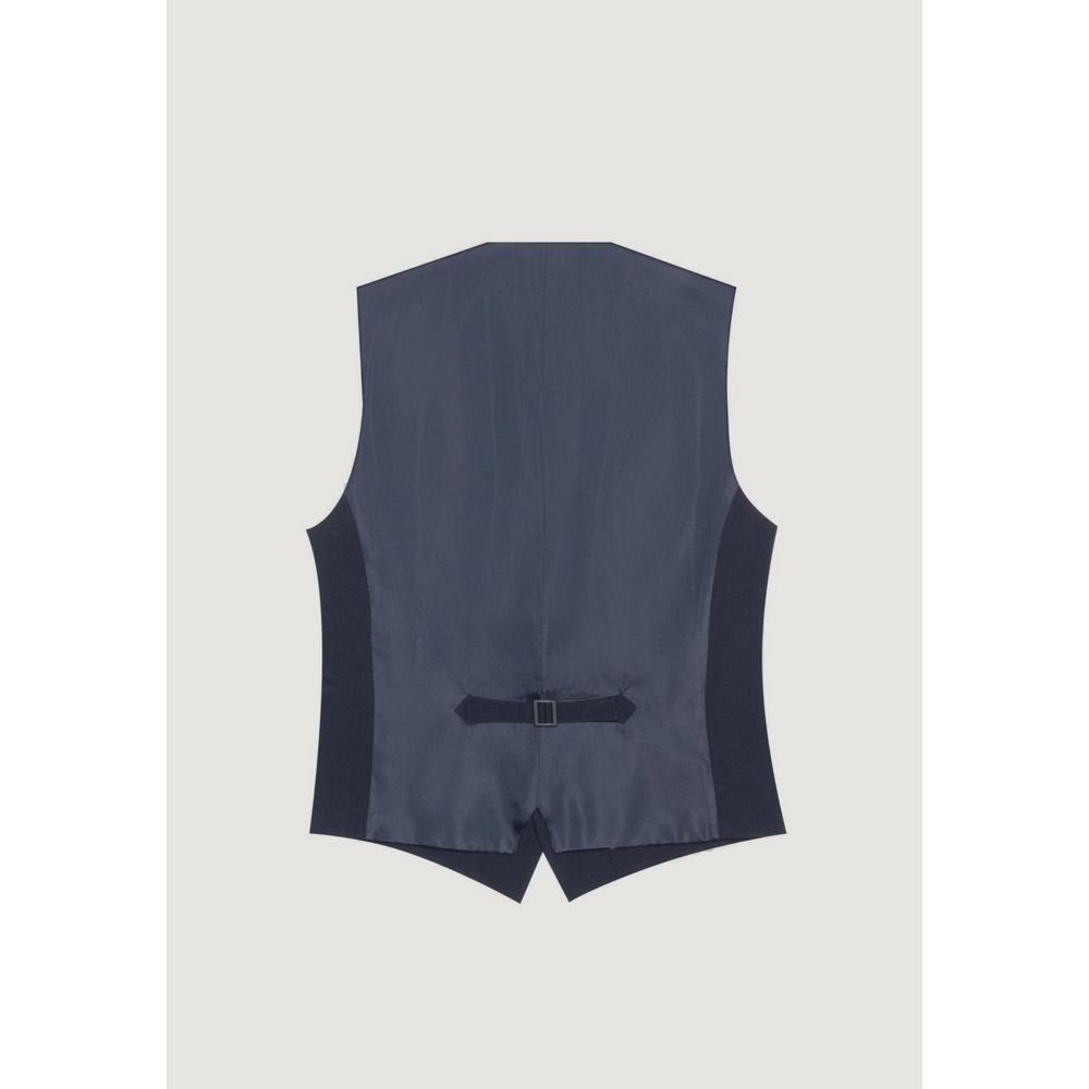 Antony Morato Blue Polyester Suit