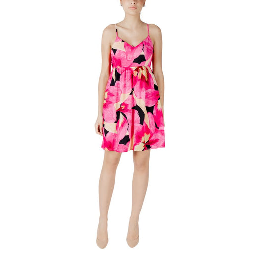 Only Pink Viscose Short Dress