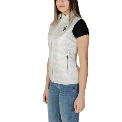 Blauer White Polyamide Sleveless Jacket 1728,71956299936,Blauer,Clothing,IT44|L,Jackets & Coats - Clothing,New with tags,Sleveless Jacket - Jackets & Coats - Clothing,White,Women,XL